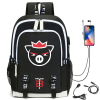 Technoblade Backpack with USB Charging Port So Long Nerds Cosplay Bookbag for Boys Girls Gift Back - Ranboo Store