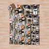 Ranboo Collage Throw Blanket Official Ranboo Merch