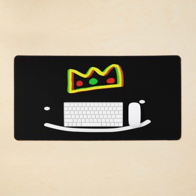 Ranboo Crown Smile Mouse Pad Official Ranboo Merch
