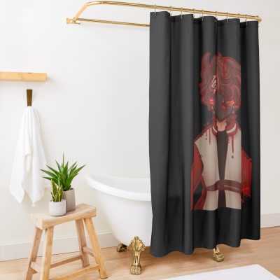 Genloss Ranboo Shower Curtain Official Ranboo Merch