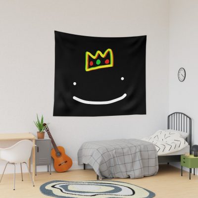 Ranboo Crown Smile Tapestry Official Ranboo Merch