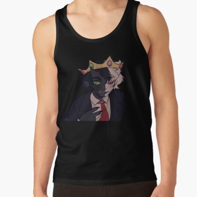 Ranboo Ender Man Drawing Merchandise Tank Top Official Cow Anime Merch